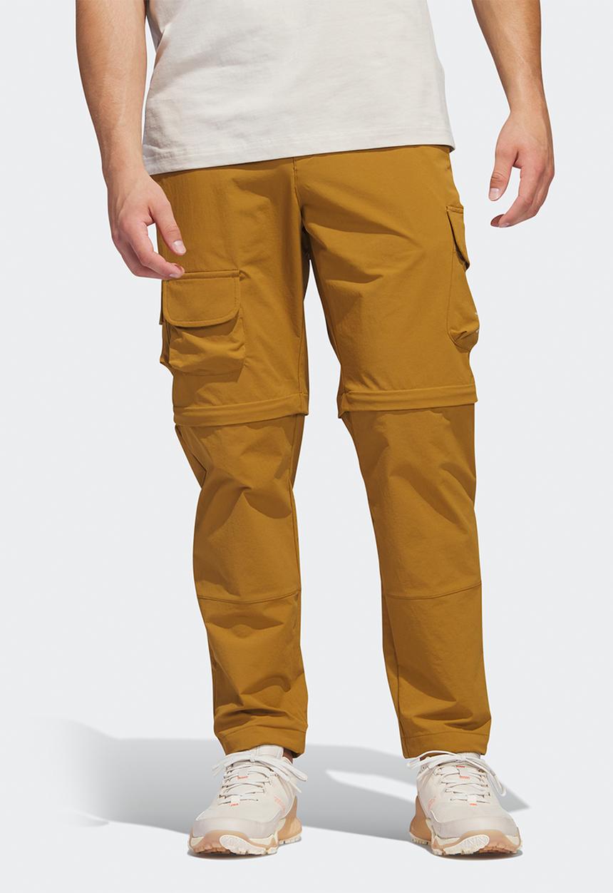 adidas Performance - Adicross zip-off golf pants - bronze strata