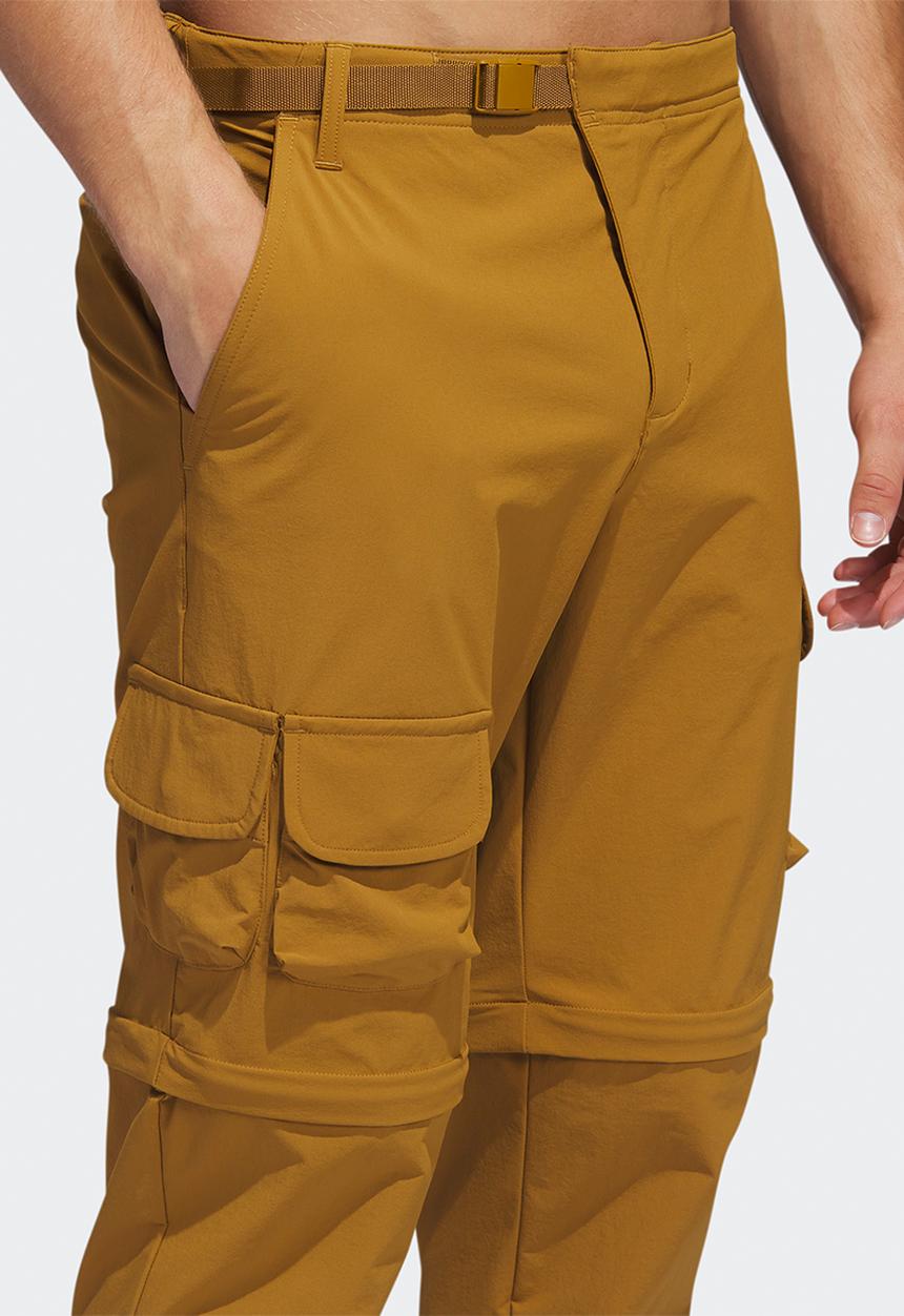 adidas Performance - Adicross zip-off golf pants - bronze strata