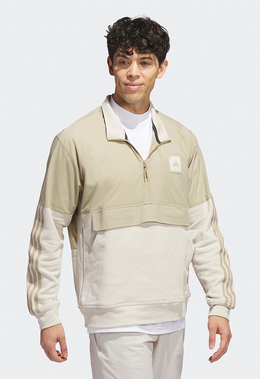 adidas Performance - Adicross 1/2-Zip golf anorak- hemp