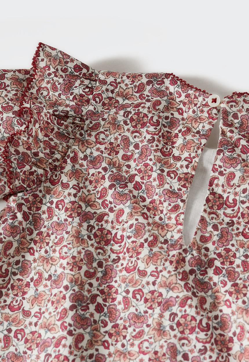 MANGO - Dress  anais - red