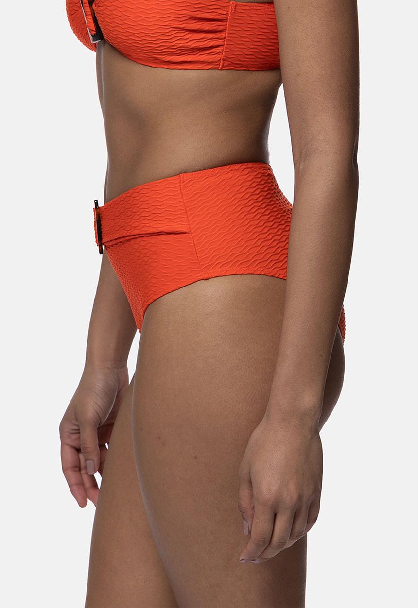 DORINA - Sarawak high leg brief bikini bottom - coral