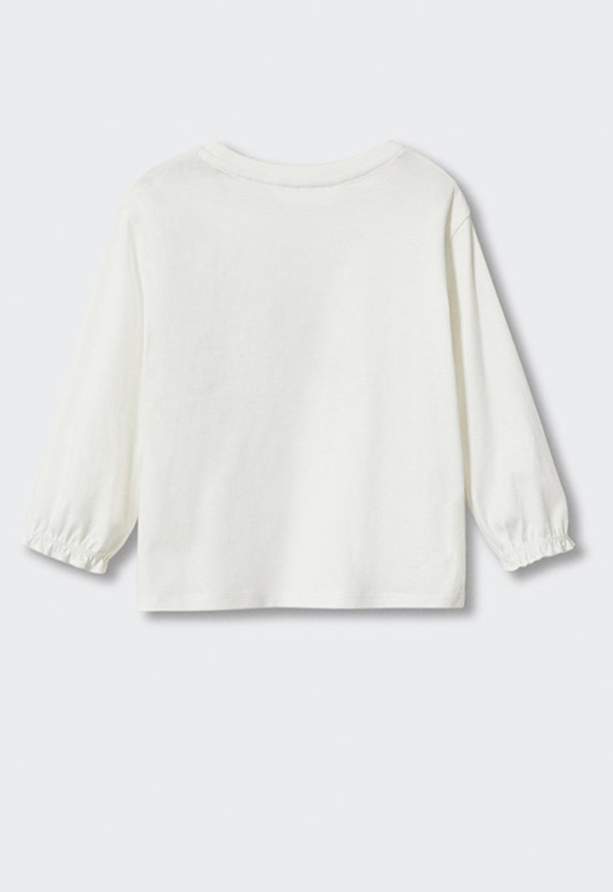 MANGO - T-shirt  suave - white