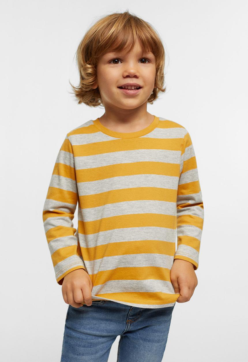 MANGO - T-shirt  ivan - yellow