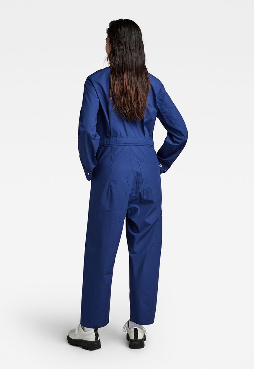 G-STAR - Relaxed jumpsuit long sleeve - ballpen blue