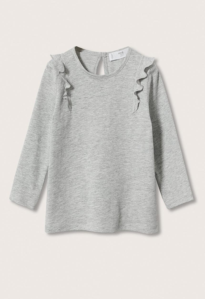 MANGO - T-shirt  italy - grey