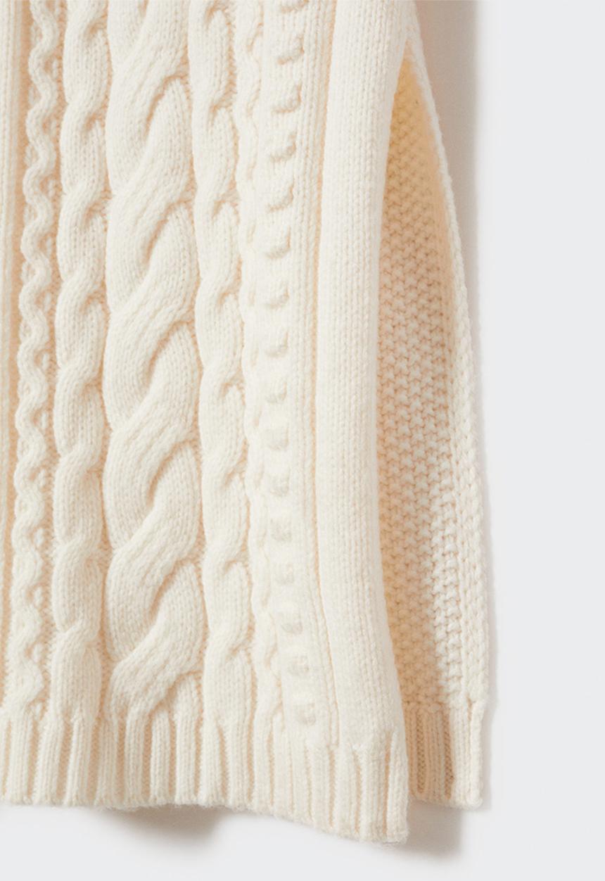 MANGO - Dress boline - beige