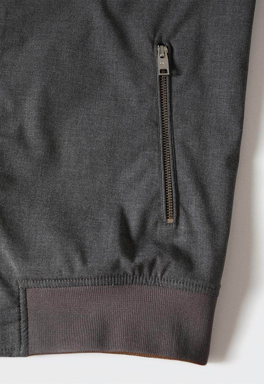 MANGO - Mir reversible leather jacket - medium brown