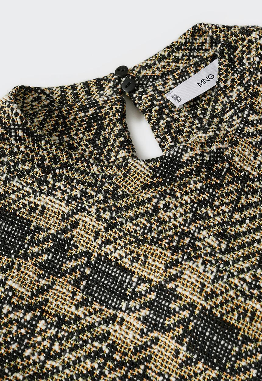 MANGO - Dungaree dress julie - yellow