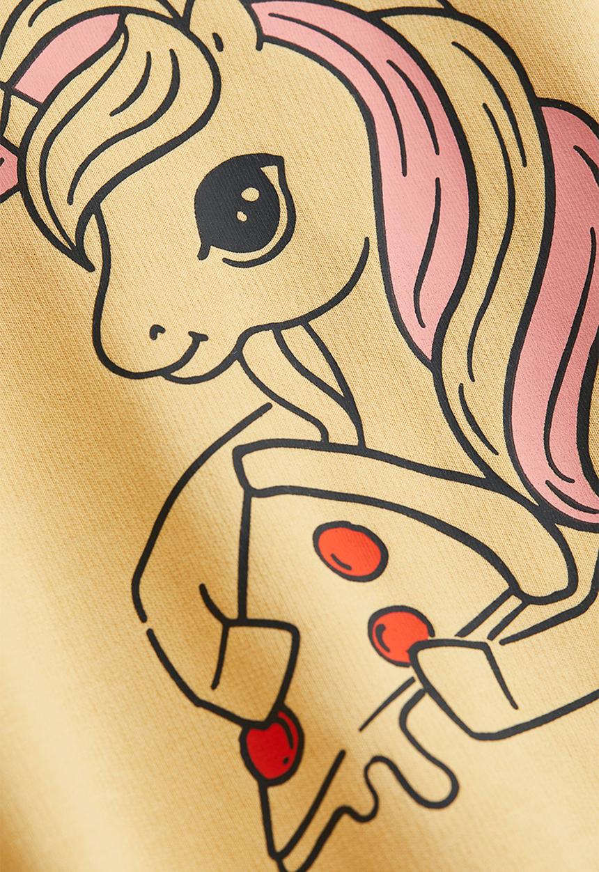 H&M - Printed hoodie - yellow/unicorn