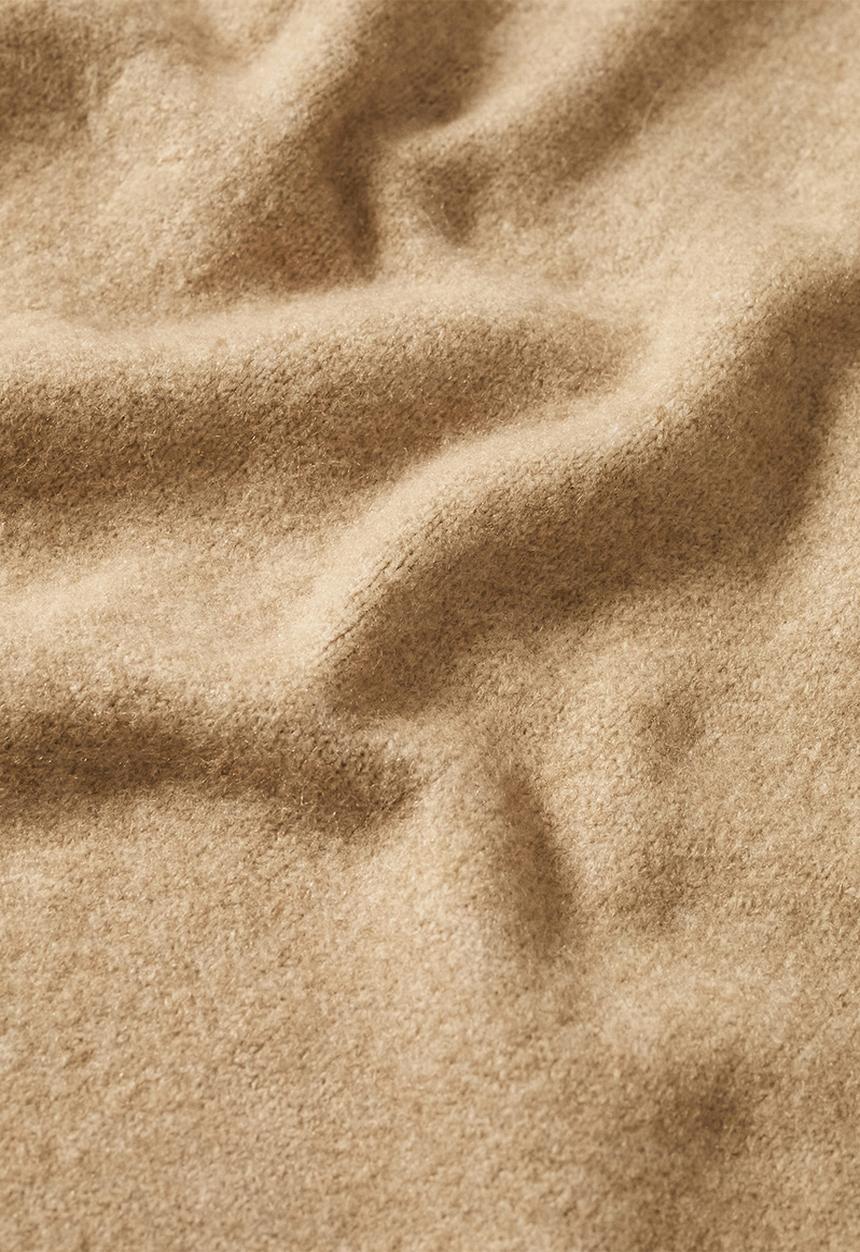 MANGO - Dress seeds - medium brown