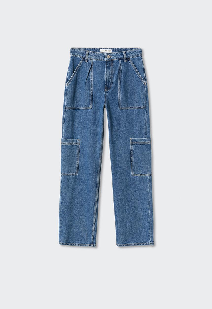 MANGO - Jeans nuria - open blue