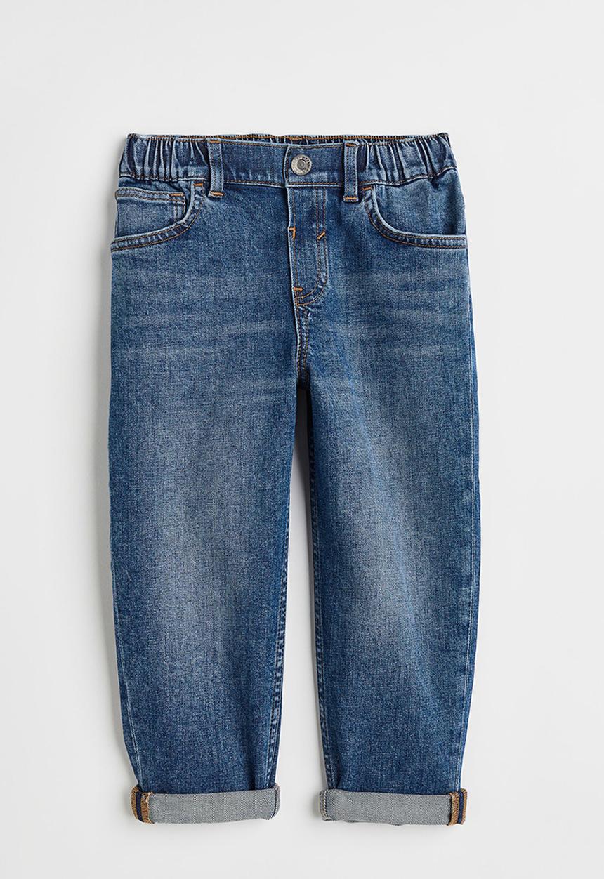 H&M - Comfort stretch loose fit jeans - denim blue