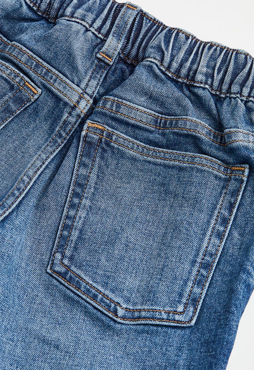 H&M - Comfort stretch loose fit jeans - denim blue