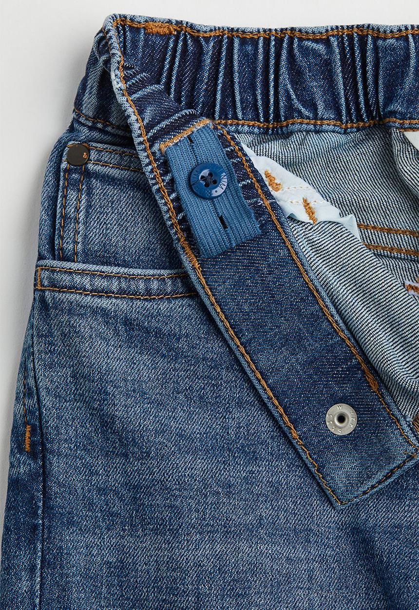 H&M - Comfort stretch loose fit jeans - denim blue