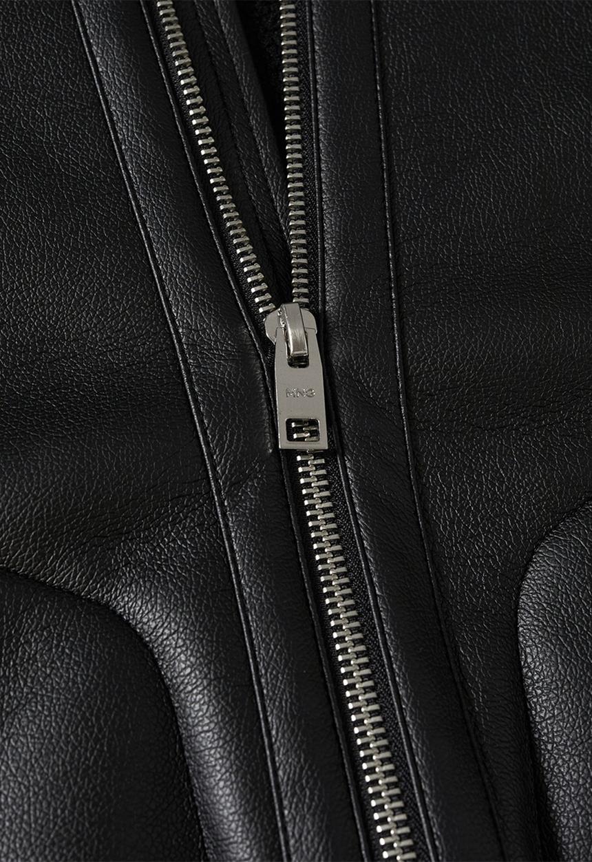 MANGO - Jacket hoodie - black