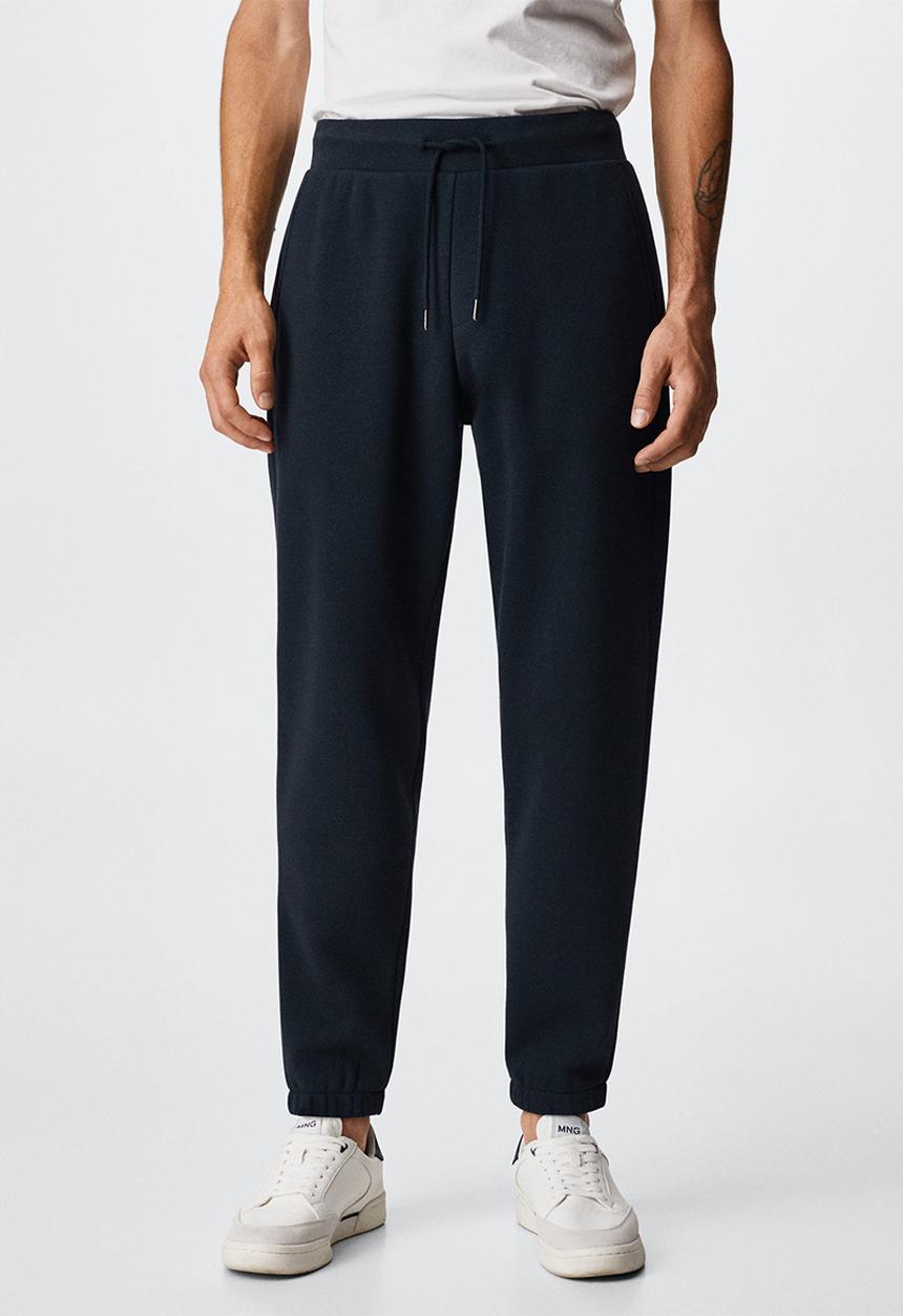 MANGO - Trousers cohen - navy