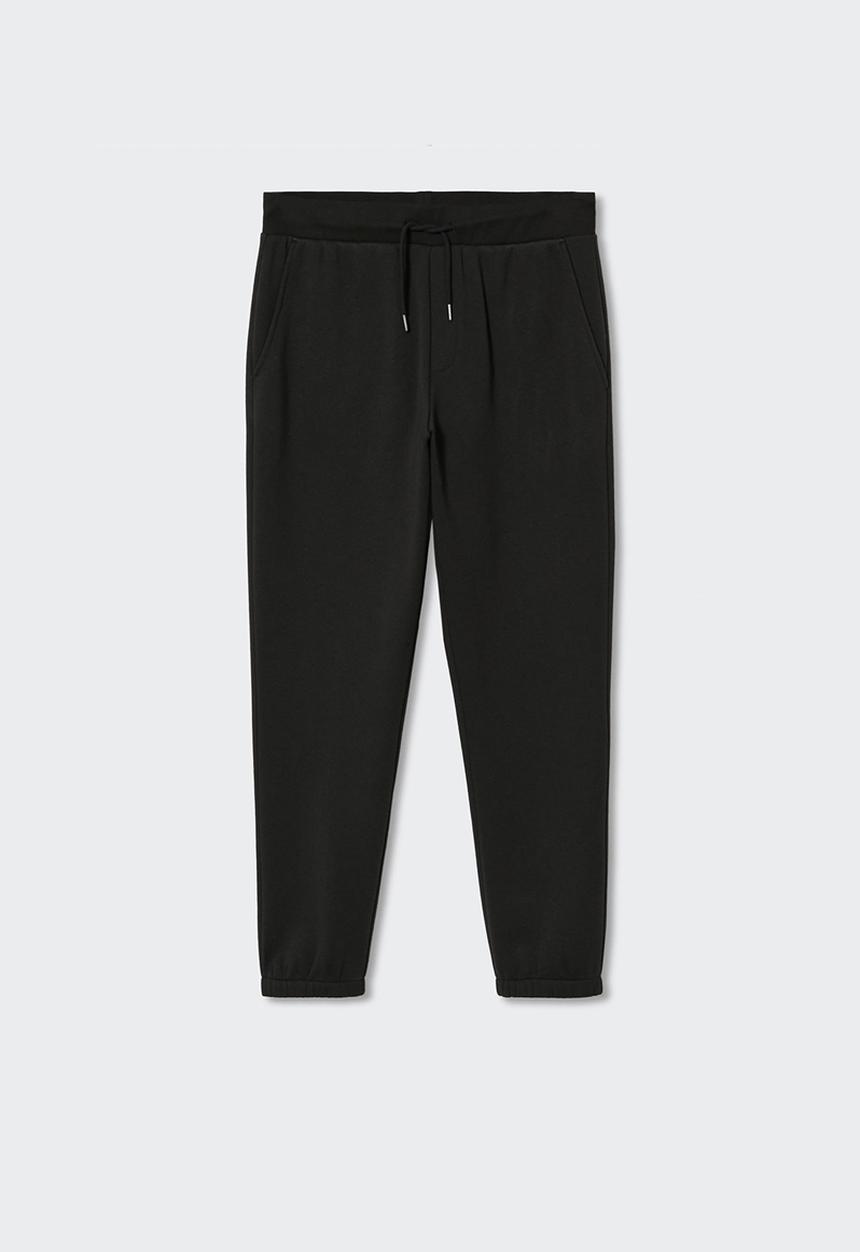 MANGO - Trousers cohen - black