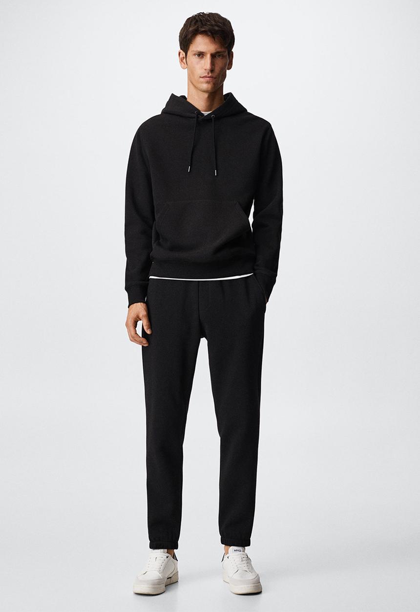 MANGO - Trousers cohen - black