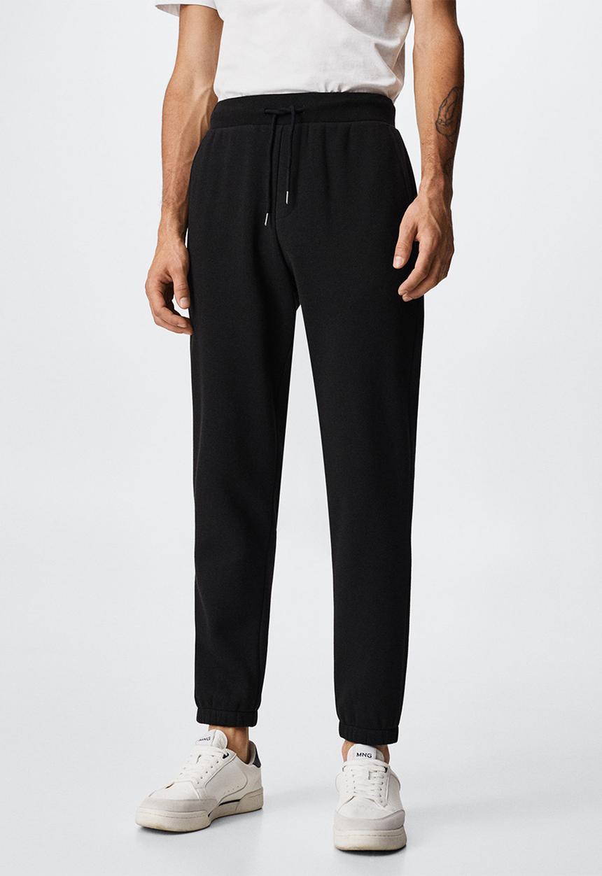 MANGO - Trousers cohen - black