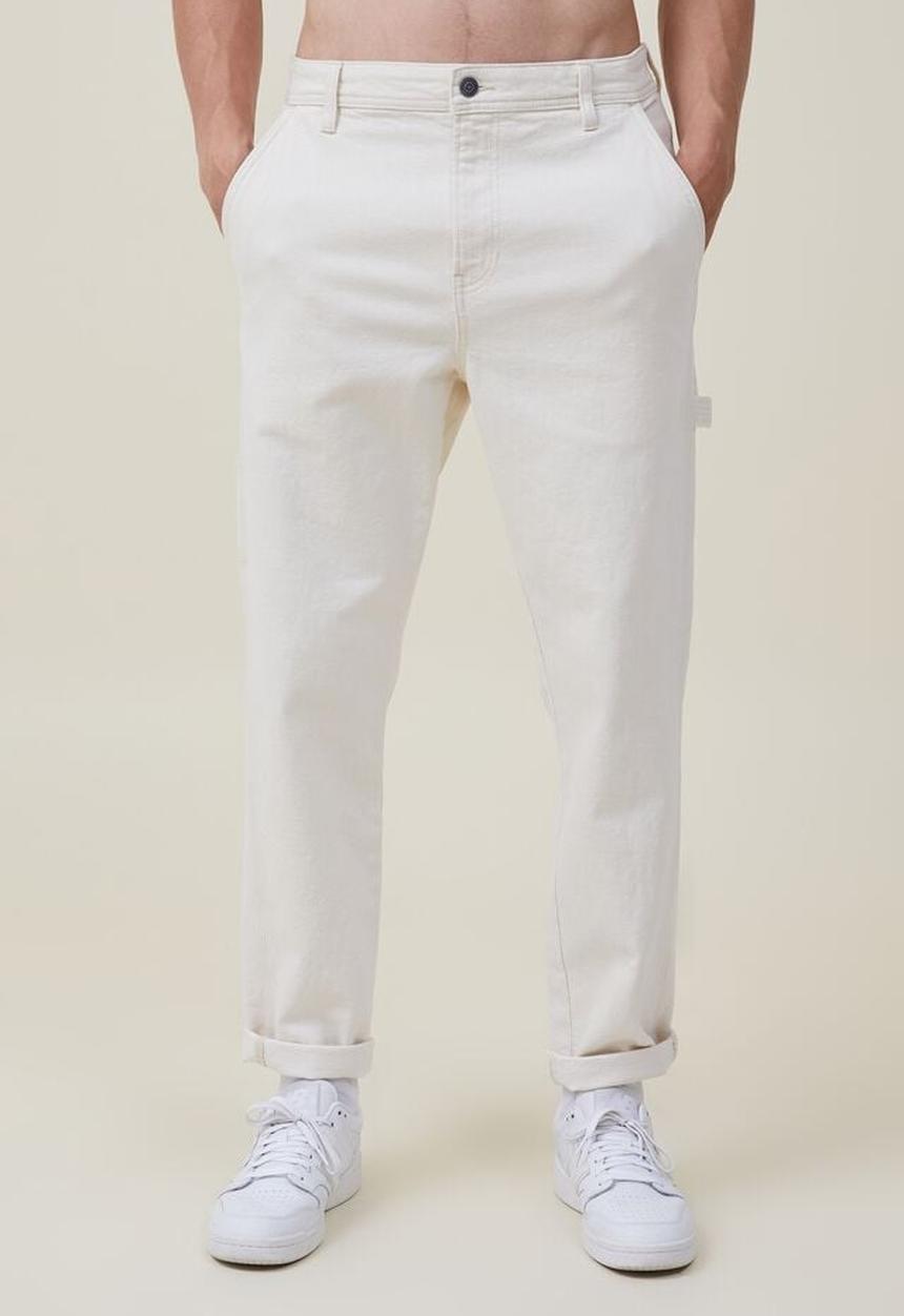 Cotton On - Relaxed tapered jean - worker natural
