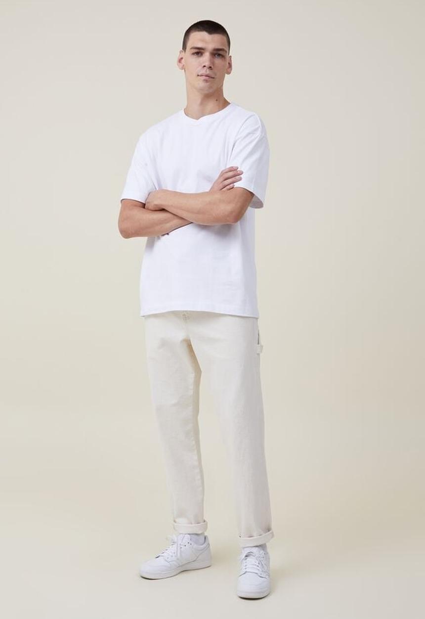 Cotton On - Relaxed tapered jean - worker natural