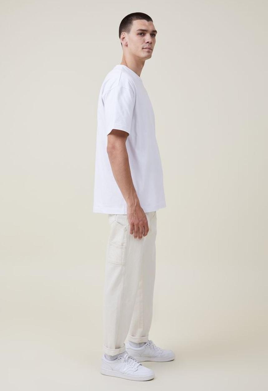 Cotton On - Relaxed tapered jean - worker natural
