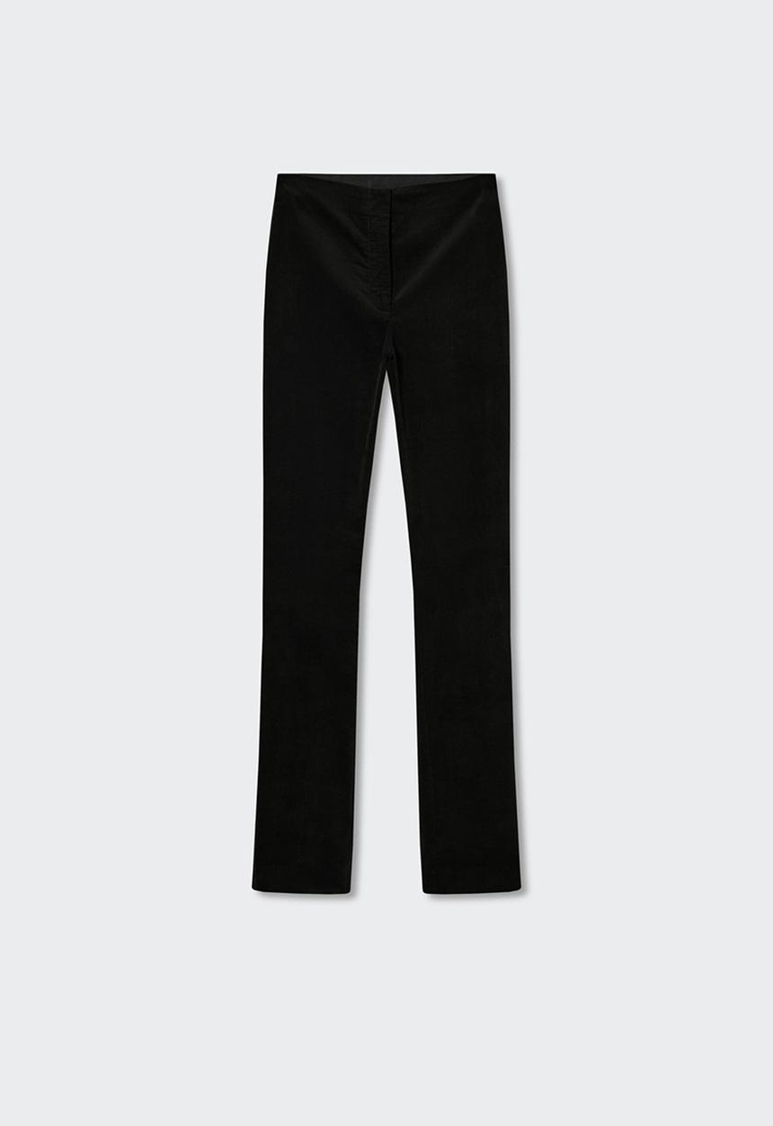 MANGO - Trousers newcut - black