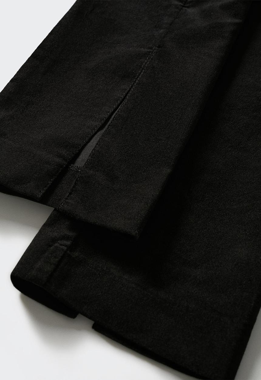 MANGO - Trousers newcut - black