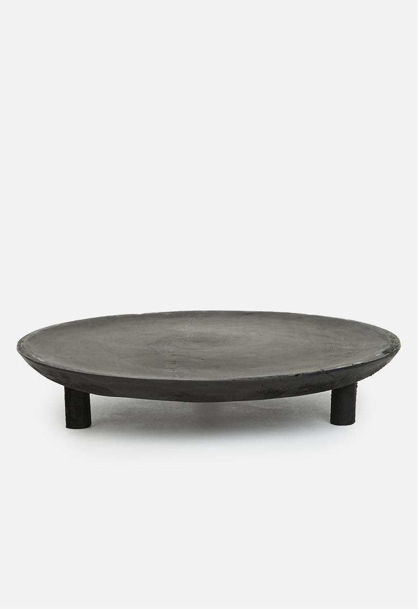 H&S - Round tray 30cm - black