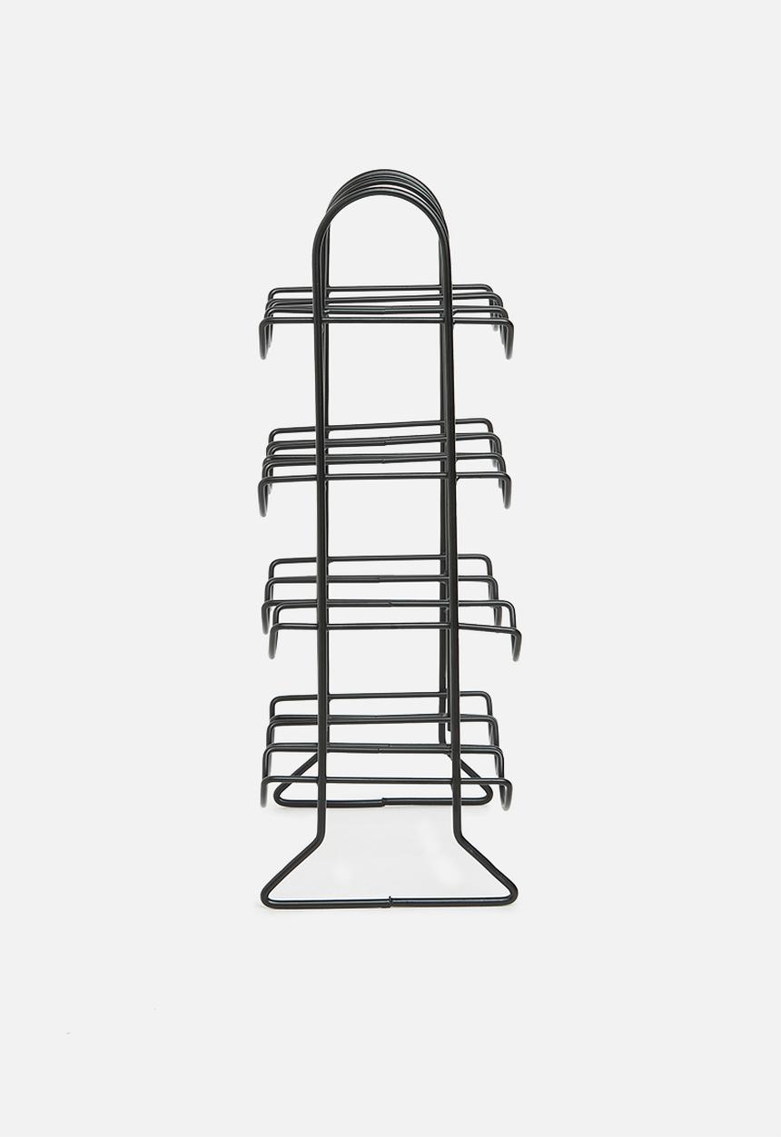 Excellent Houseware - Metal wine rack - black