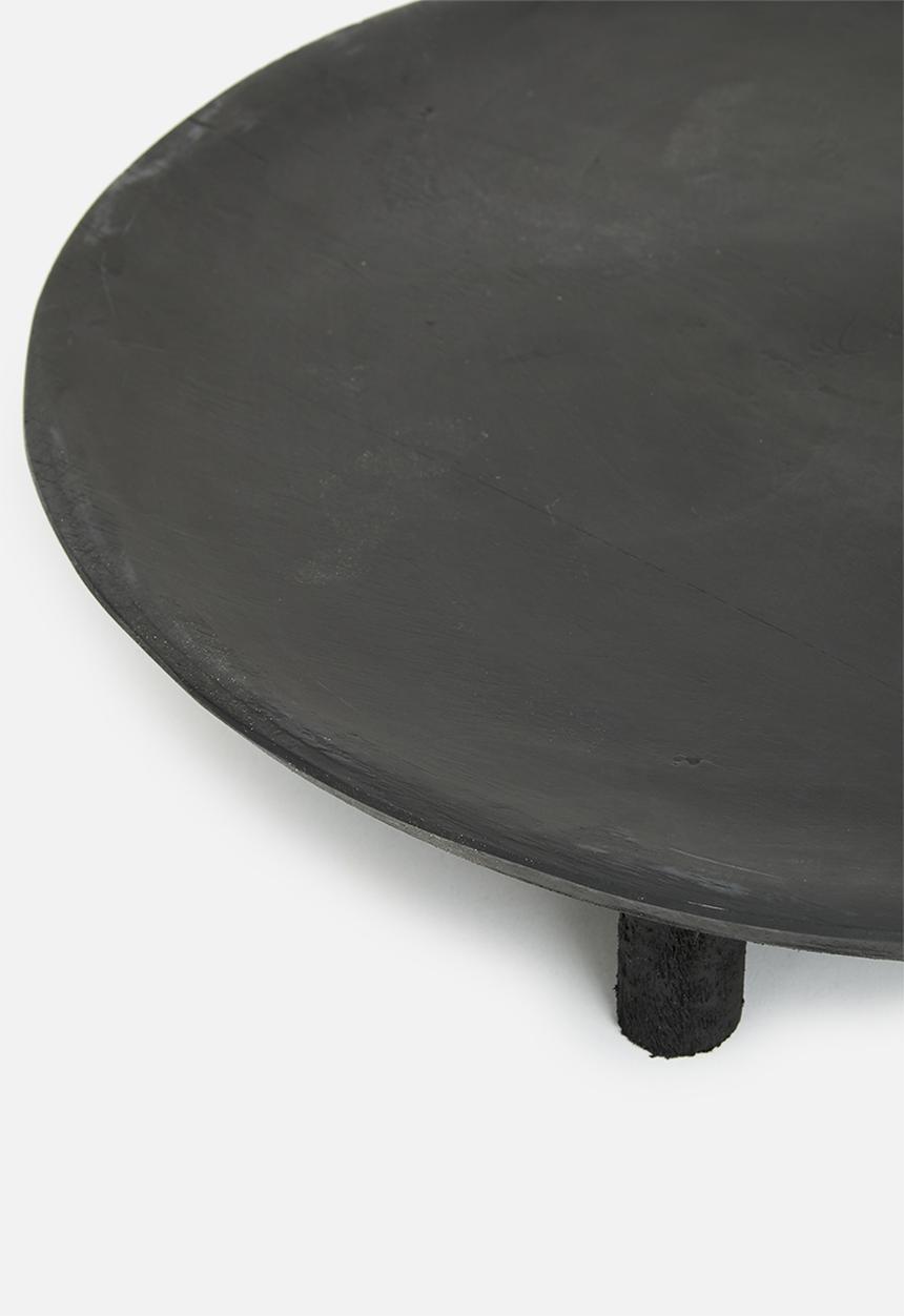 H&S - Round tray 30cm - black