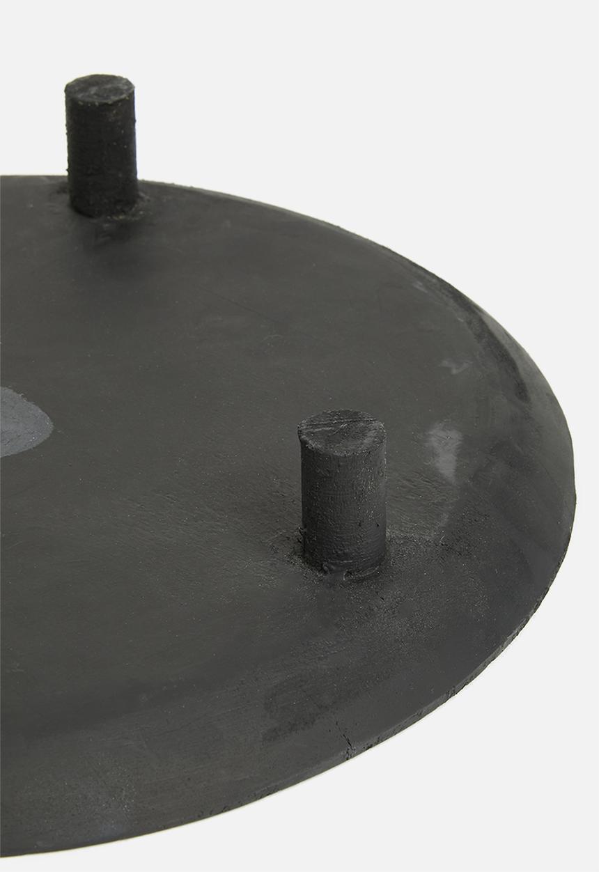 H&S - Round tray 30cm - black