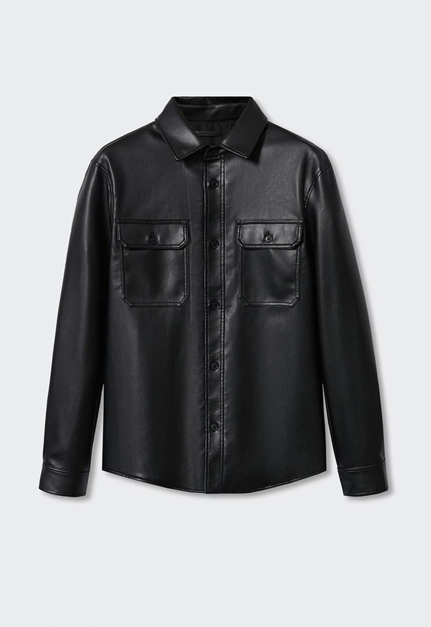MANGO - Jacket lepi - black