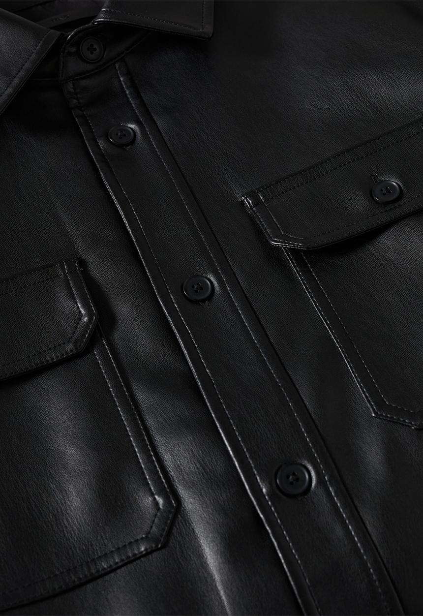 MANGO - Jacket lepi - black