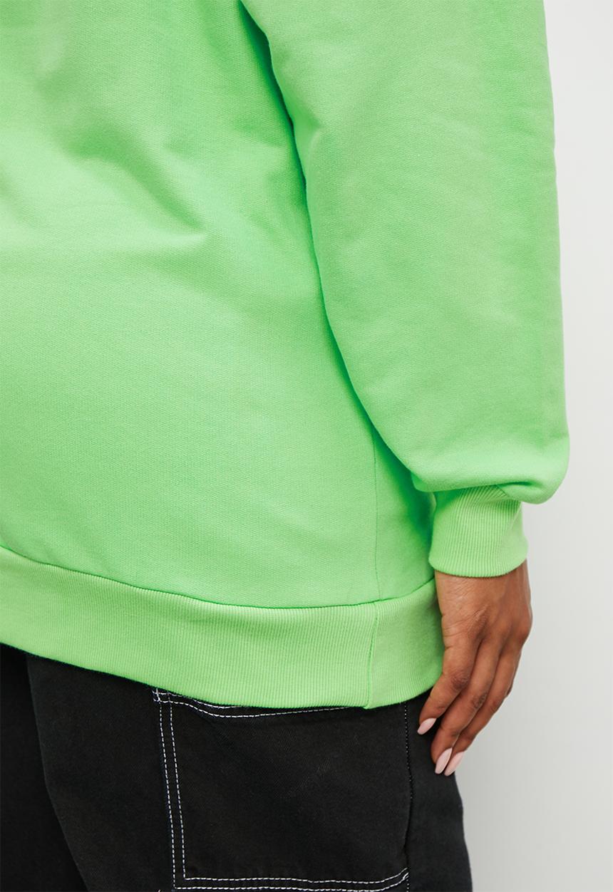 Blake - Slouch hoodie - lime