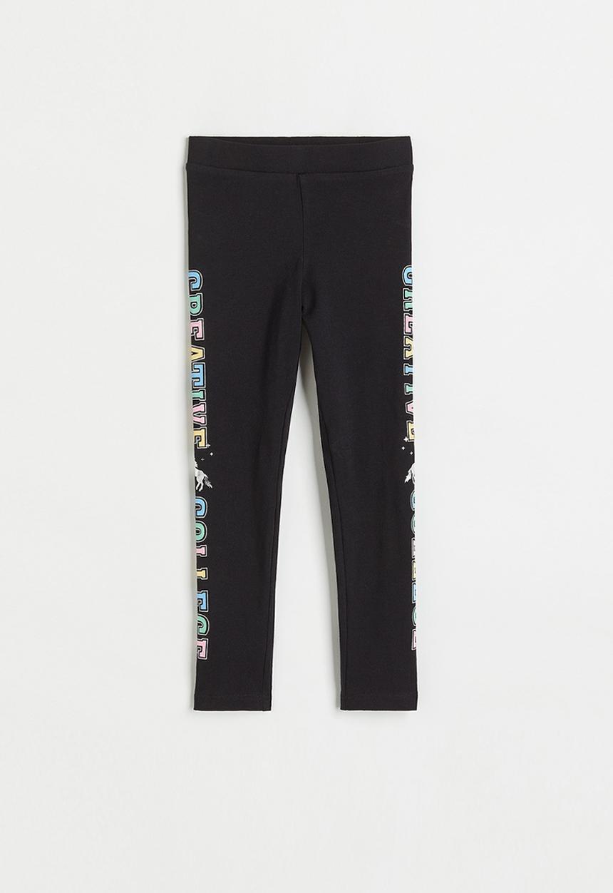 H&M - Leggings - black/unicorn