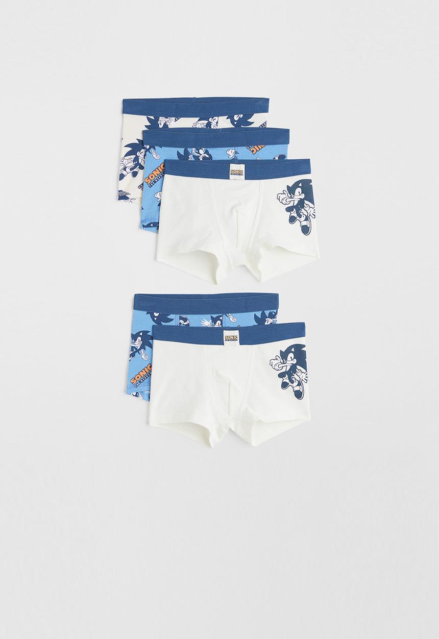 H&M - 5-Pack boxer shorts - blue/sonic the hedgehog