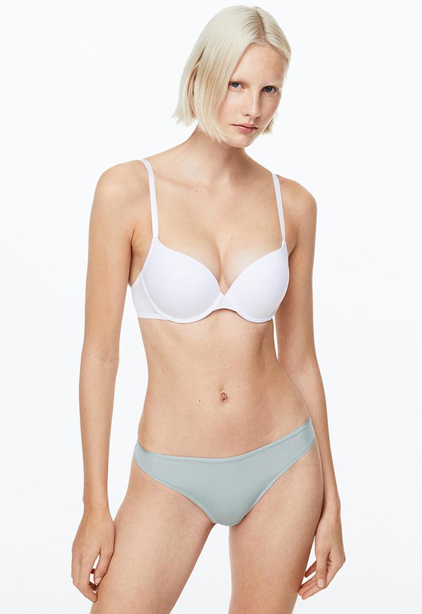 H&M - 3 Pack microfibre thong briefs - multi 