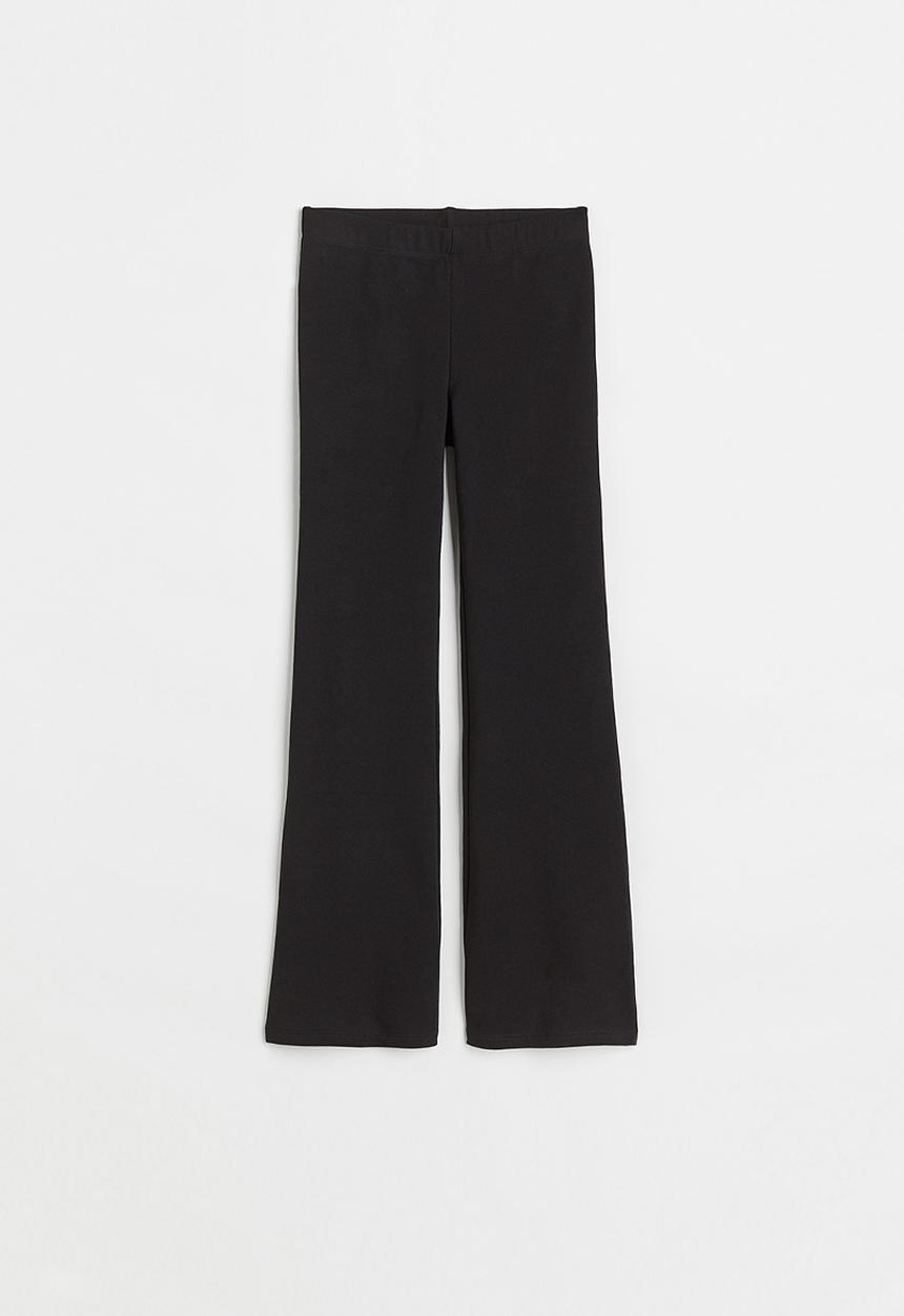 H&M - Flared leggings - black