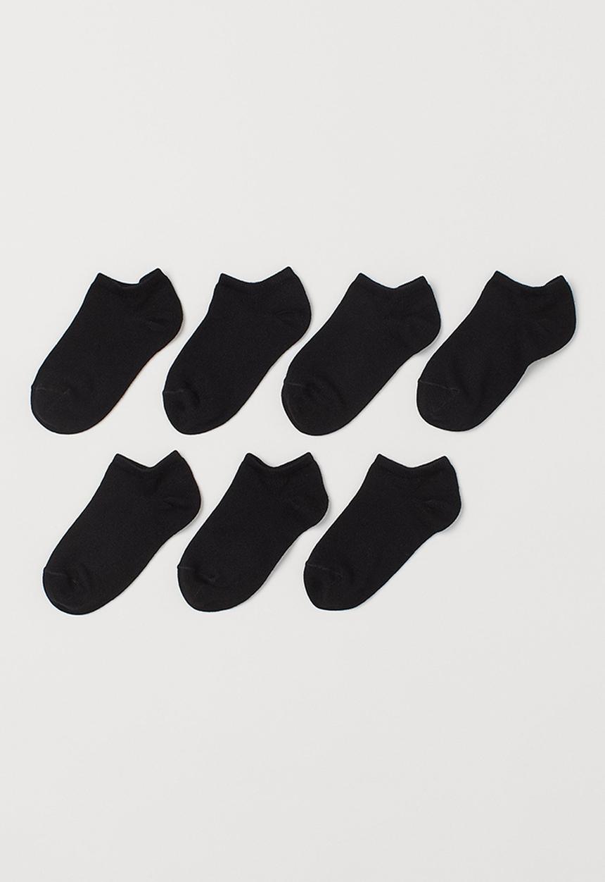 H&M - 7-Pack trainer socks - black