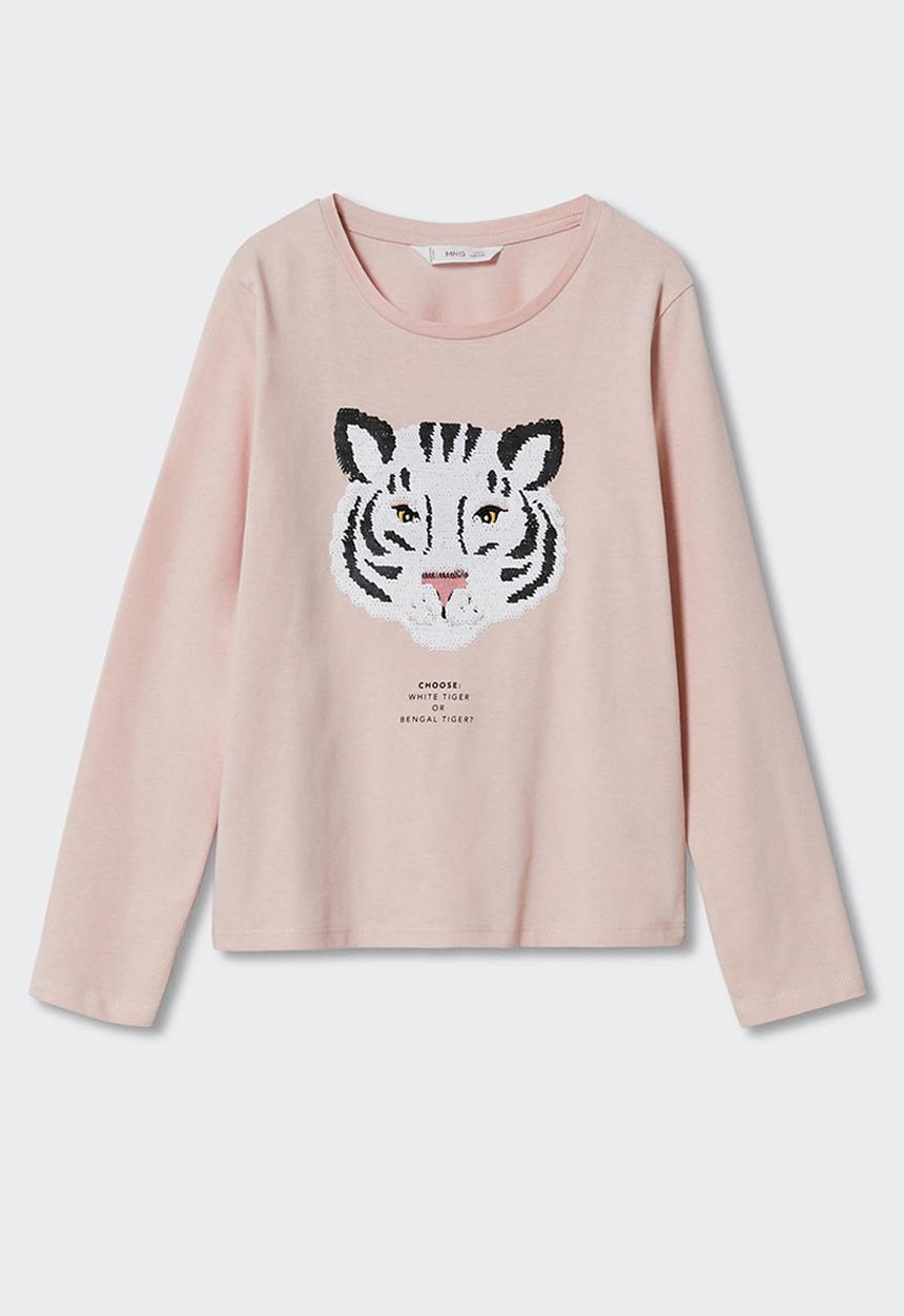 MANGO - T-shirt lolly - pink