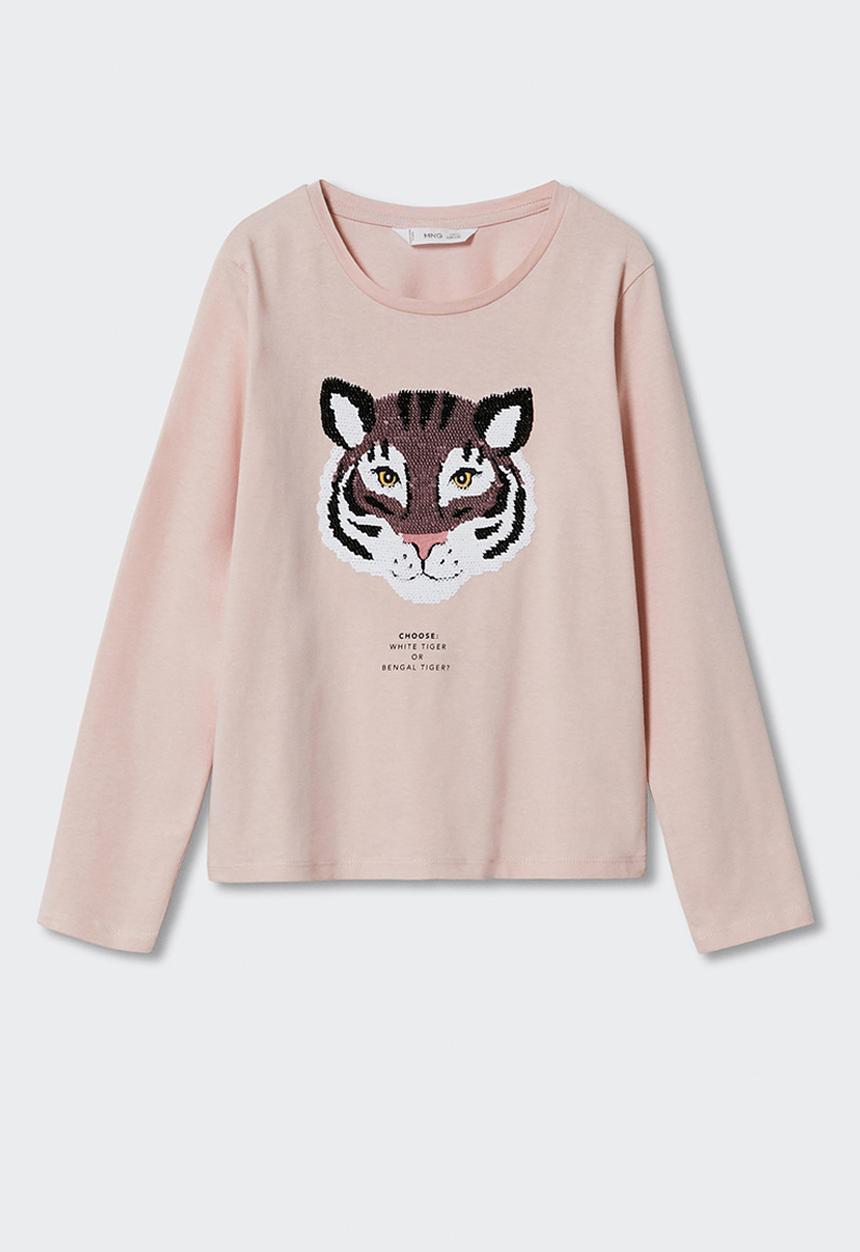 MANGO - T-shirt lolly - pink