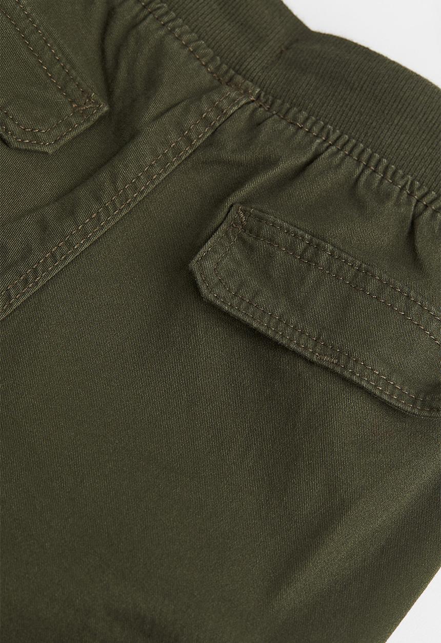 H&M - Cargo trousers - dark khaki green