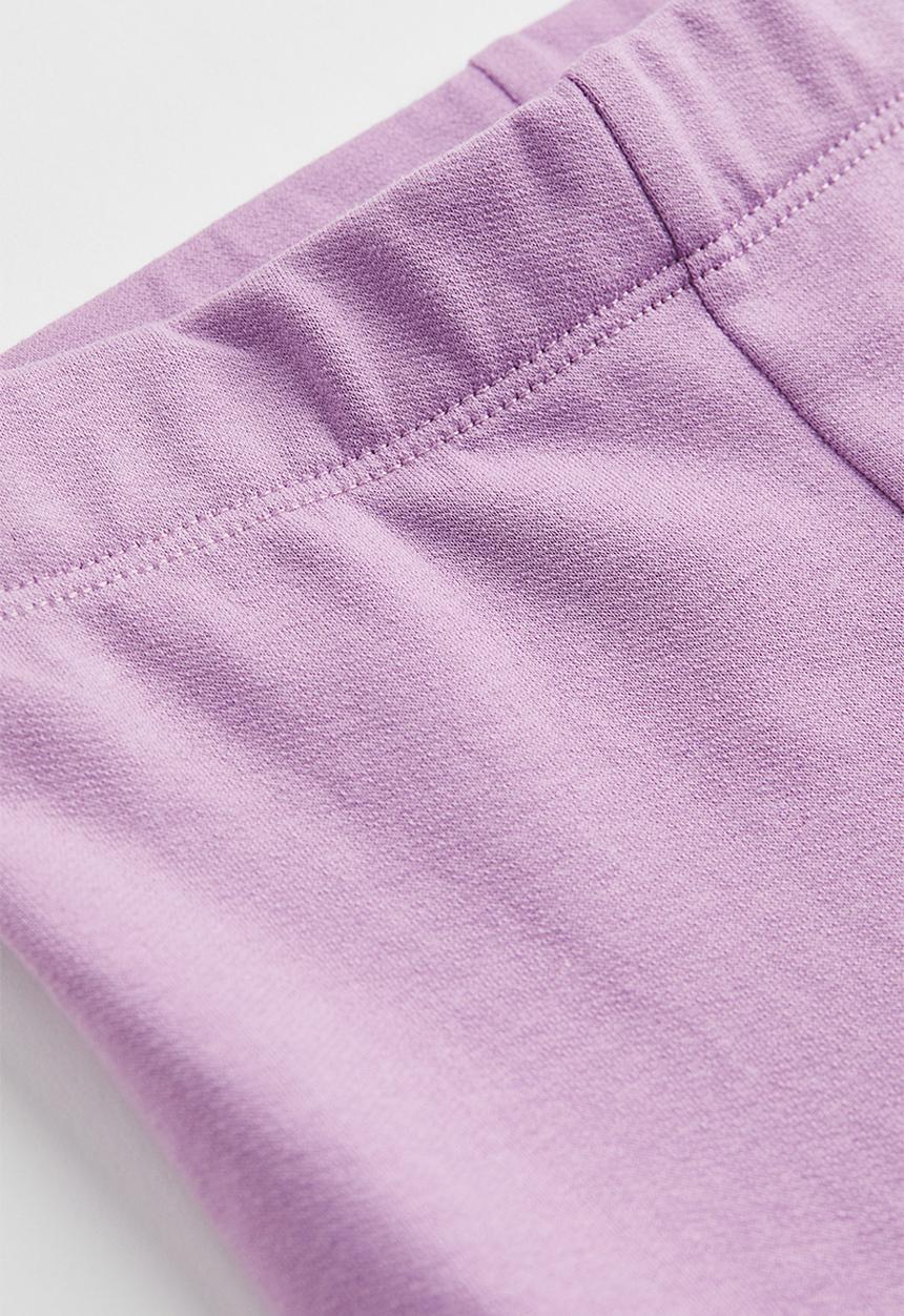H&M - Leggings with brushed inside - light purple