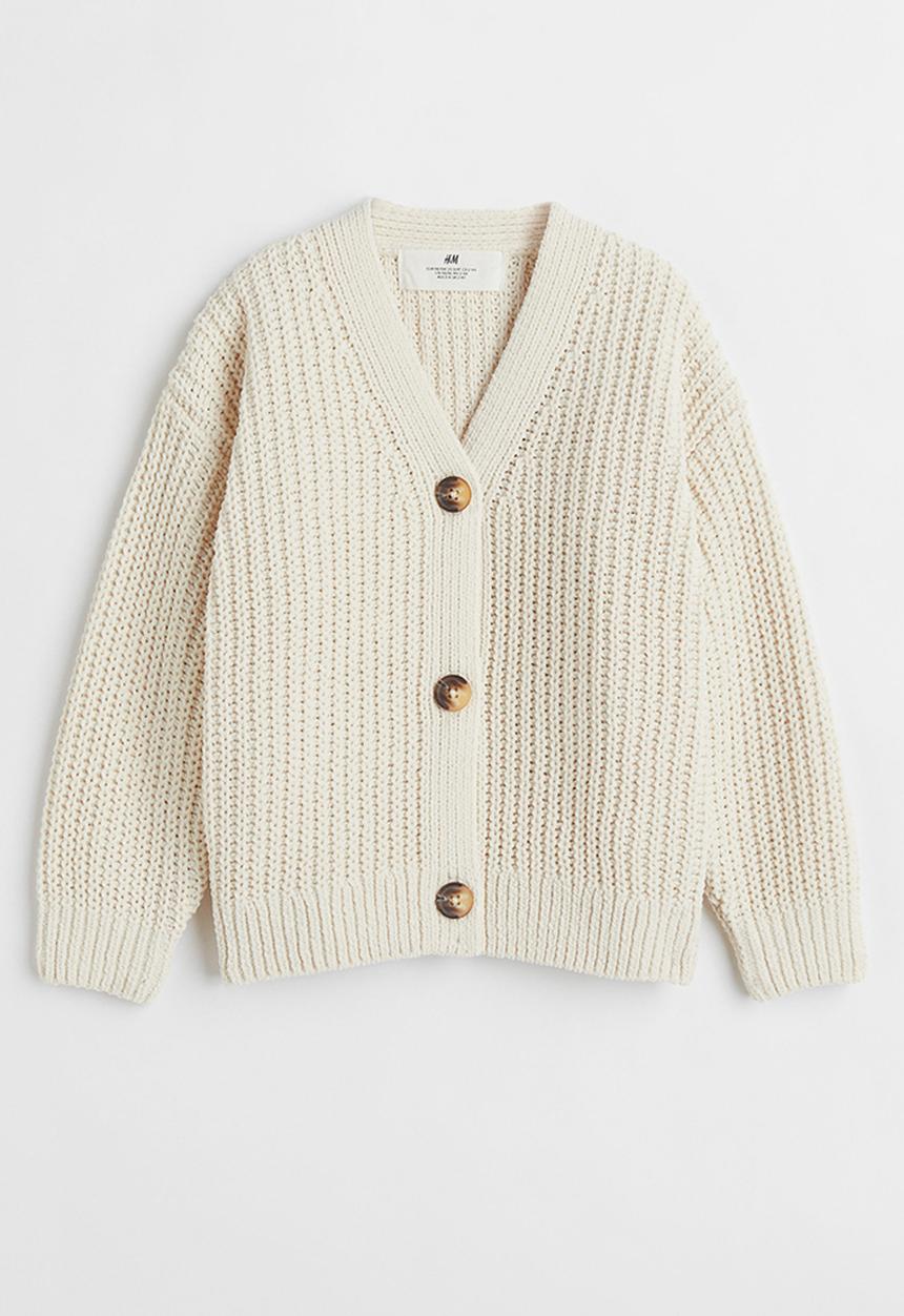 H&M - Oversized cardigan - light beige
