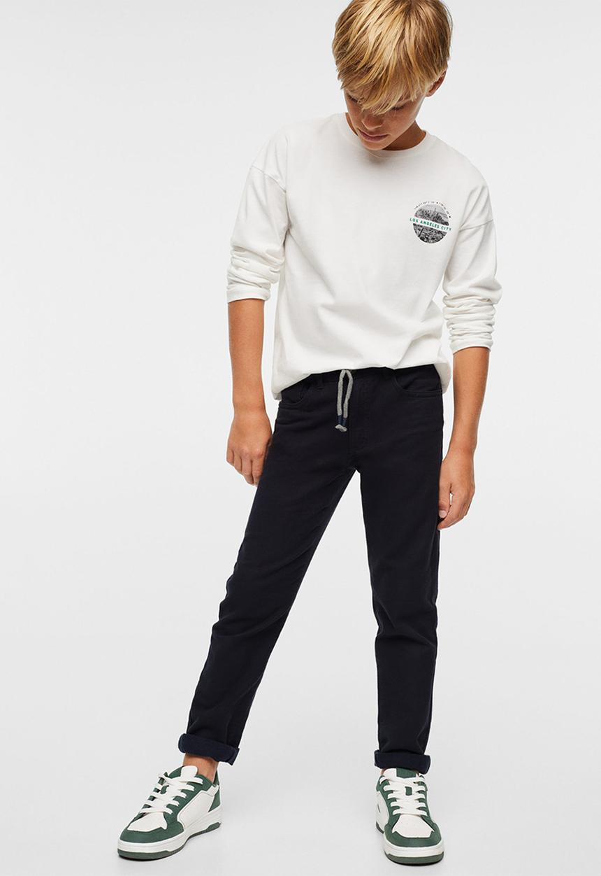 MANGO - Trousers lugano - navy