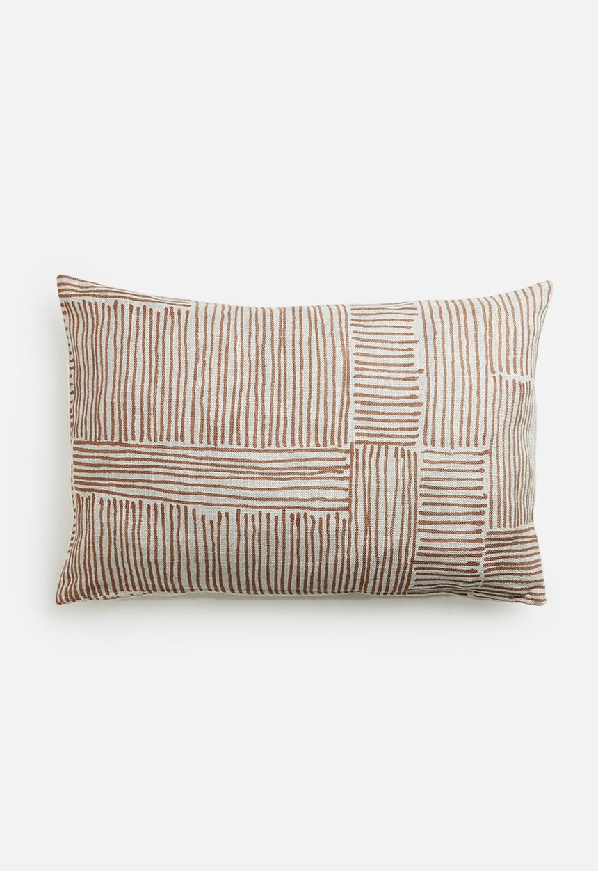 Hertex Fabrics - Kitenge cushion cover-Clay