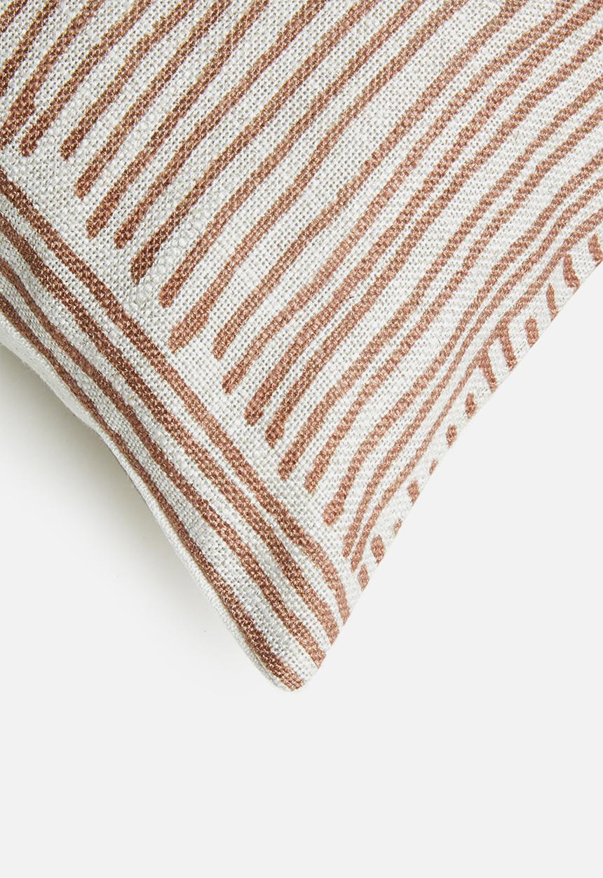 Hertex Fabrics - Kitenge cushion cover-Clay