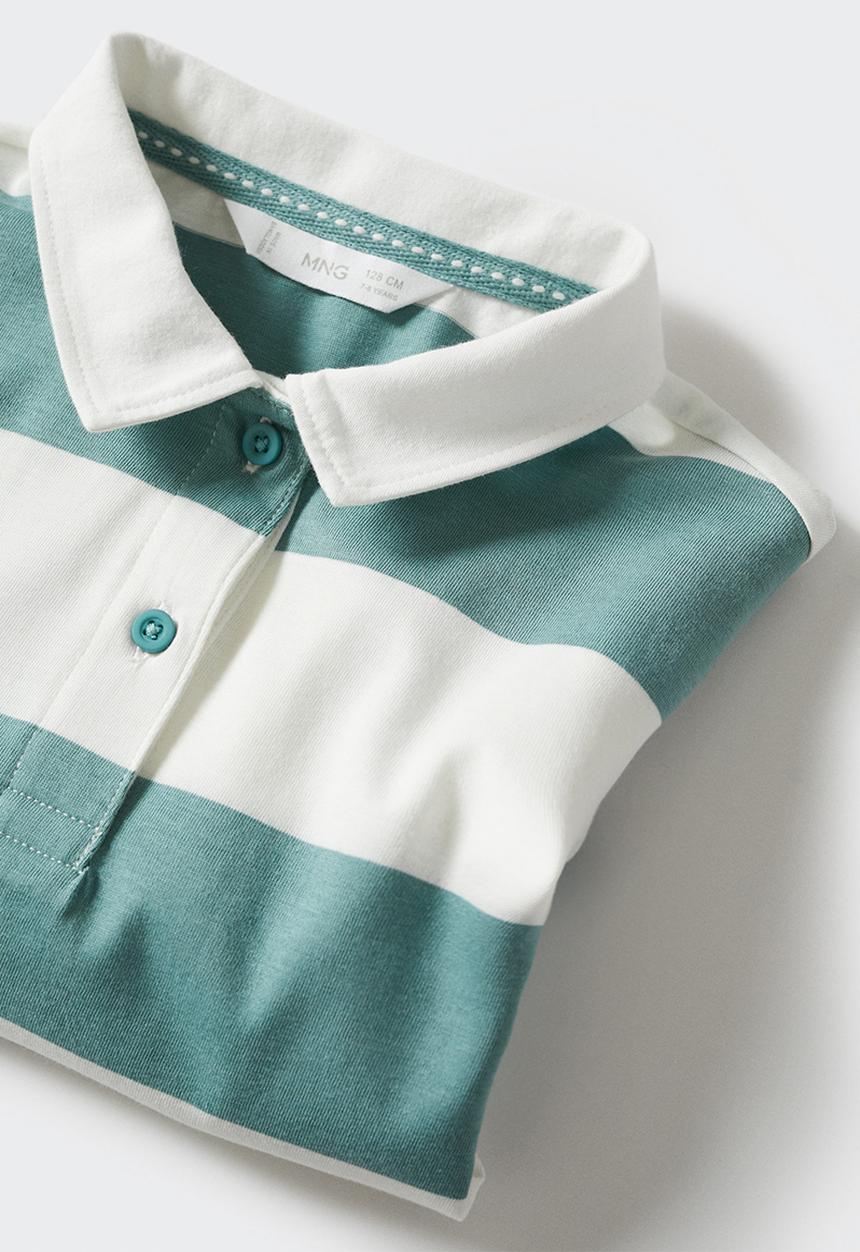 MANGO - Polo shirt  pililong - green