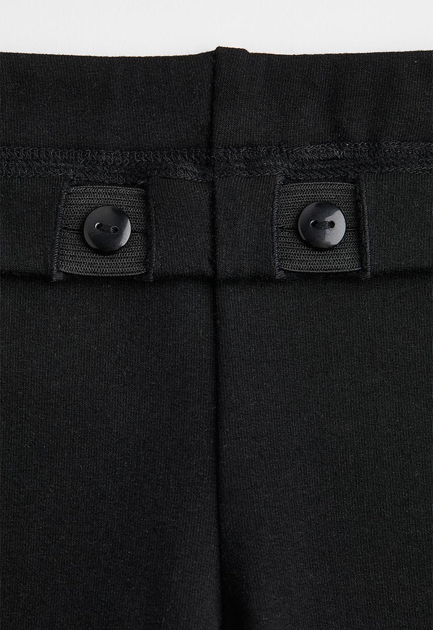 H&M - Brushed-inside leggings - black